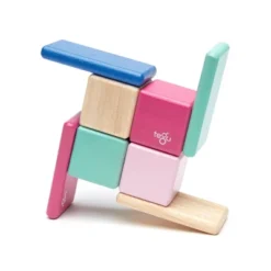 Tegu Magnetic Wooden Blocks, 8-Piece Pocket Pouch, Blossom -Learning Toys Sales GUEST 34712a12 87e6 437d be19 62ebc94ad55b