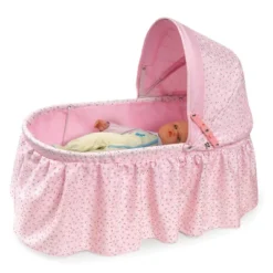 Badger Basket Folding Doll Cradle With Rosebud Fabric -Learning Toys Sales GUEST 34b5af4c 850e 4e7a 9e66 1786565e3499