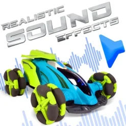 Contixo SC4 RC Car With 360° Rotating, Blue Smoke, One-Key Demonstration, Realistic Sounds & Lights, With 360° Rotating, Blue Smoke -Learning Toys Sales GUEST 34d02357 d06c 499d ac8d 1d2278224fcb
