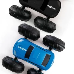 Sharper Image RC Race Car Flip Stunt Rally Vehicle - Blue -Learning Toys Sales GUEST 3702c593 8203 47fe 88a3 0bd30195248a