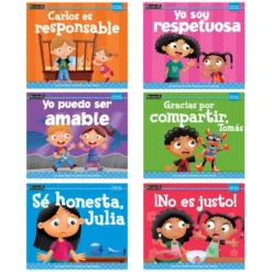 Newmark Learning MySELF Readers: I Get Along With Others, Small Book, Spanish, Set Of 6