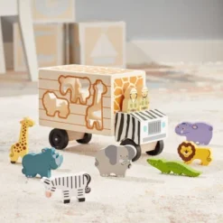 Melissa & Doug Animal Rescue Shape-Sorting Truck - Wooden Toy With 7 Animals And 2 Play Figures -Learning Toys Sales GUEST 383f6798 83f2 4b57 a6cc 44d9224789e4