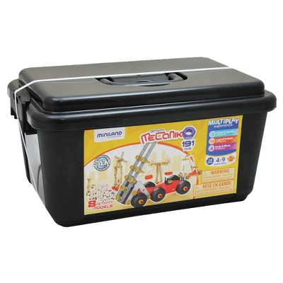 Miniland Educational Mecaniko, Vehicle Building Set, 191 Pieces 6 Miniland Educational Mecaniko, Vehicle Building Set, 191 Pieces - Image 4