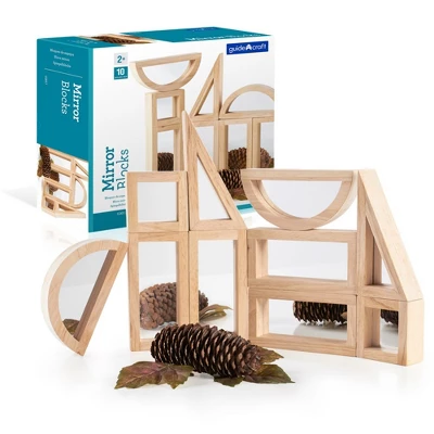 Guidecraft Guidecraft Hardwood Mirror Blocks - 10 Piece Set 5 Guidecraft Guidecraft Hardwood Mirror Blocks - 10 Piece Set - Image 3