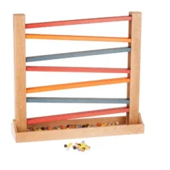 Remley Kids Wooden Heirloom Marble Roller - Marbles Included