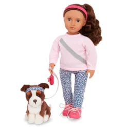 Our Generation Natalia & Nillie 18" Doll & Pet Training Set -Learning Toys Sales GUEST 3d61c2bd eb78 4a83 a128 db9f0686417c