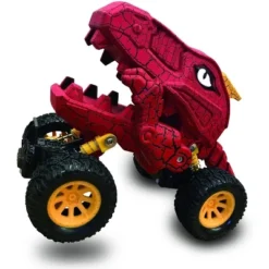 Aeromax Aeromax Dino-Faur Pull Back Dinosaur Truck | Red -Learning Toys Sales GUEST 3f453605 9abb 4421 bf9c 43dcffb988fc
