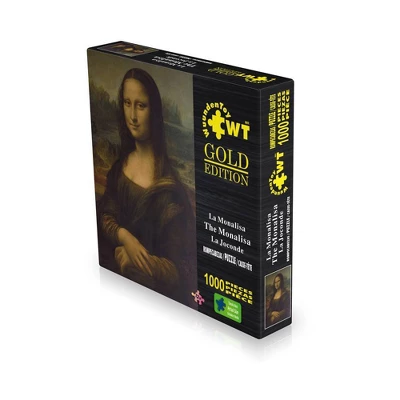 Wuundentoy Gold Edition: The Mona Lisa Jigsaw Puzzle - 1000pc 4 Wuundentoy Gold Edition: The Mona Lisa Jigsaw Puzzle - 1000pc - Image 2