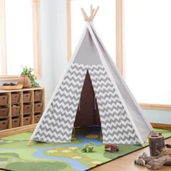 Kaplan Early Learning Easy View Foldable Gray And White Canvas Tent 11 Kaplan Early Learning Easy View Foldable Gray And White Canvas Tent -Learning Toys Sales GUEST 401e4506 0a99 43b2 89b3 bea0954475e5
