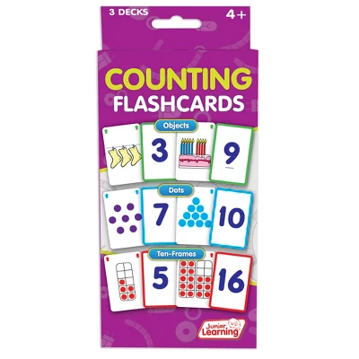 Junior Learning Counting Flash Cards 3 Junior Learning Counting Flash Cards