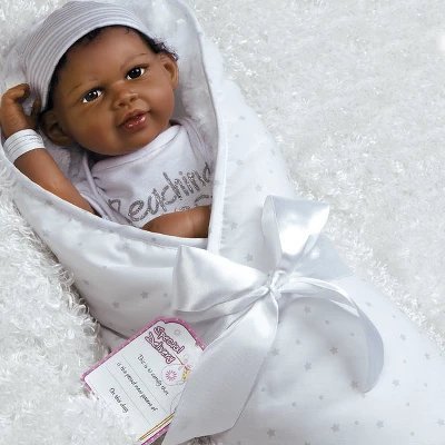 Paradise Galleries Reborn Newborn Doll In Silicone Vinyl Baby Bundles: Reaching For The Stars, 19 Inch 7-Piece Ensemble 6 Paradise Galleries Reborn Newborn Doll In Silicone Vinyl Baby Bundles: Reaching For The Stars, 19 Inch 7-Piece Ensemble - Image 4
