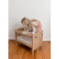 Remley Katie’s Collection Kids Wooden Doll Crib Playset - Ships Assembled - Ships Assembled -Learning Toys Sales GUEST 4237cb57 8a63 4923 860b 41e01d484b37