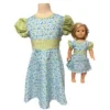 Doll Clothes Superstore Size 6 Matching Girl And Doll Blue Flower Dresses -Learning Toys Sales GUEST 42e7e89a 89dc 4412 9cf1 5c02019f15ab