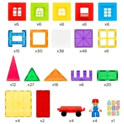 Best Choice Products 265-Piece Kids Magnetic Tiles Set Construction Building Blocks Educational STEM Toy -Learning Toys Sales GUEST 42ed10dc e1b6 4285 be65 9a236ec72a23