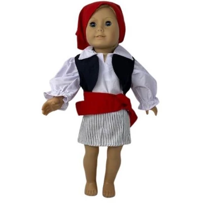 Doll Clothes Superstore Ahoy 18 Inch Girl Doll Pirates Like Our Generation American Girl My Life 4 Doll Clothes Superstore Ahoy 18 Inch Girl Doll Pirates Like Our Generation American Girl My Life - Image 2
