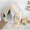 Avenlur Flair - Wooden 5 In 1 Indoor Playhouse Play Tent With Desk Table -Learning Toys Sales GUEST 43d88ad4 67a0 44ef bad0 eefdd9a9e5a5