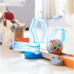 HABA Kullerbu Theme Set - Crash Test - 18 Piece Playset With Convertible Car And Stuntman Steve Ball -Learning Toys Sales GUEST 443483a0 fac3 45f1 9d65 f0e64f7b56d1