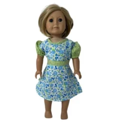 Doll Clothes Superstore Size 6 Matching Girl And Doll Blue Flower Dresses -Learning Toys Sales GUEST 4629ee71 0eaa 4941 8bd0 73589d9ad4a9