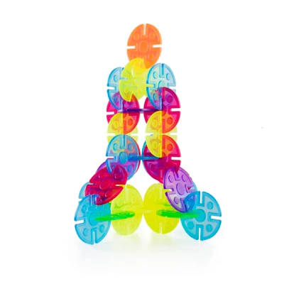 Guidecraft Interlox Discs Building Set, 96 Pieces 3 Guidecraft Interlox Discs Building Set, 96 Pieces