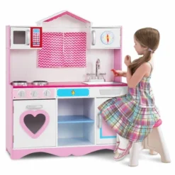 Wood Kitchen Toy Toddler Wooden Playset Kids Cooking Pretend Play Set Gift New -Learning Toys Sales GUEST 46c20ff3 c684 4269 88ce 9b5fd34a1dd0