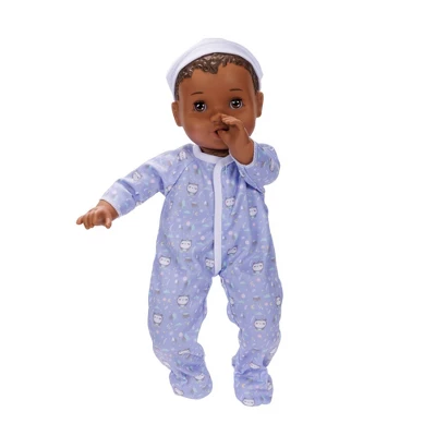 Perfectly Cute 14" Sleepy Time Baby Doll - Brown Hair/Brown Eyes 4 Perfectly Cute 14" Sleepy Time Baby Doll - Brown Hair/Brown Eyes - Image 2
