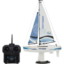 Playsteam XB05001B Voyager 280 Motor-Power RC Sailboat - Blue -Learning Toys Sales GUEST 491a8232 d019 49df ac01 31a5e6a30b86