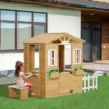 Outsunny Outdoor Playhouse For Kids Wooden Cottage With Working Doors Windows & Mailbox, Pretend Play House For Age 3-6 Years -Learning Toys Sales GUEST 4a5db789 8a28 456d ae48 c4d21b306c9a