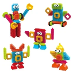 Contixo STEM Building Toys, ST6 100 Pcs Bristle Shape 3D Tiles Set Construction Learning Stacking Educational Blocks, Creativity Beyond Imagination -Learning Toys Sales GUEST 4b1a82c3 342d 4df7 978c c594a38b4b19