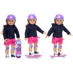 Sophia’s Skateboard, Helmet And Knee Pads Set For 18" Dolls, Multicolor -Learning Toys Sales GUEST 4fd390c0 5de9 4660 8d69 4c78b98ecc62