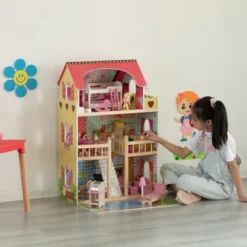 ShpilMaster Wooden Doll House With Toys And Furniture Accessories With LED Light For Ages 3+ -Learning Toys Sales GUEST 50339c75 36b8 4062 bdbb 455365b4b83a
