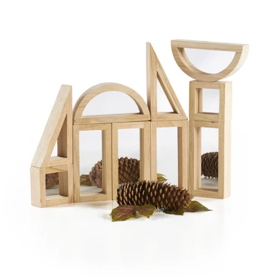 Guidecraft Guidecraft Hardwood Mirror Blocks - 10 Piece Set 3 Guidecraft Guidecraft Hardwood Mirror Blocks - 10 Piece Set