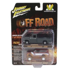 Johnny Lightning 1/64 Limited Edition International Harvester 2 Pack, 1965 Model 1200 And 1979 Scout Muddy Version JLCP7353 -Learning Toys Sales GUEST 51524525 837a 4529 b6d0 a31471928615
