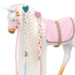 Our Generation 12" Hair Play Foal - Glitter & Hearts Andalusian Horse In White -Learning Toys Sales GUEST 5172b0ab 6a90 4275 a144 a241cfebe3ce