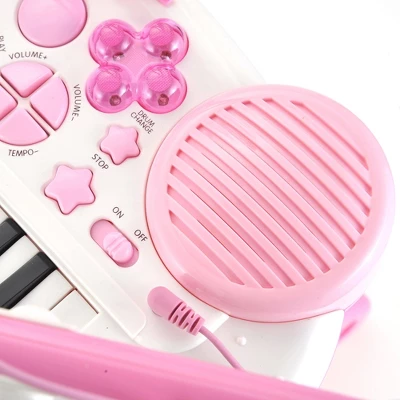 Link Link Worldwide Ready! Set! Play! 31-Key Electronic Keyboard Piano With Microphone, Musical Instrument For Kids 8 Link Link Worldwide Ready! Set! Play! 31-Key Electronic Keyboard Piano With Microphone, Musical Instrument For Kids - Image 6