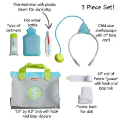 HABA 8 Piece Pretend Play Doll-Sized Pretend Play Doctor Set -Learning Toys Sales GUEST 52d6d5d2 5d18 4f52 8c33 558ffcdb50b0