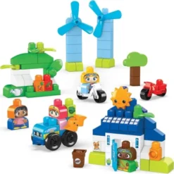 MEGA BLOKS Toy Blocks Build & Learn Eco House With 4 Figures - 88pcs -Learning Toys Sales GUEST 539cab64 b9bf 4cb9 88f2 571dc3c4eb90