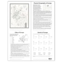 Teacher Created Resources Europe Map Chart