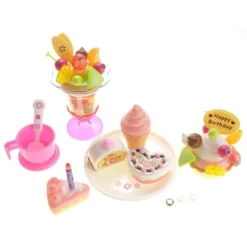 Link Ready! Set! Go! Play Food Set With Cupcake, Cakes, Ice Cream & Sundae, Birthday Party Playset