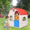 Costway Kids Cottage Playhouse Foldable Plastic Play House Indoor Outdoor Toy Portable -Learning Toys Sales GUEST 54b5c998 d3ca 4544 ab65 cb74b12ff8e2
