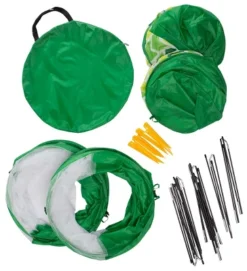 HearthSong Indoor Outdoor Two Green Pop-Up Play Tents And Two Tunnels For Kids -Learning Toys Sales GUEST 559b154e 8058 43d8 8a79 bb1f6ab78741
