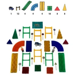 Mag Genius 55 Pieces Magnetic Speedway Racetracks With Self Driving Battery Powered Race Cars 8 Mag Genius 55 Pieces Magnetic Speedway Racetracks With Self Driving Battery Powered Race Cars -Learning Toys Sales GUEST 55e34e02 f37e 48d6 99d5 ef5f96e217db