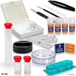 50PCs Microscope Kit Set In Carrying Box For Kids Educational Science Lab With 120X - 1200X Microscope Slides Specimens -Play22usa 13 50PCs Microscope Kit Set In Carrying Box For Kids Educational Science Lab With 120X - 1200X Microscope Slides Specimens -Play22usa -Learning Toys Sales GUEST 55f47e0d 9e6c 4dcd 8718 994008f55213