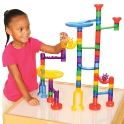Edushape Transparent Marble Run - 48 Piece