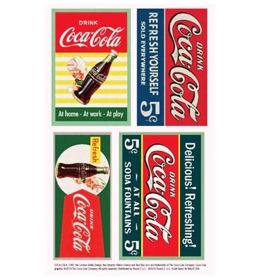 1940's Thru 60's "Coca-Cola" Building Signs Decals For 1/87 (HO) Scale Models By Classic Metal Works 3 1940's Thru 60's "Coca-Cola" Building Signs Decals For 1/87 (HO) Scale Models By Classic Metal Works