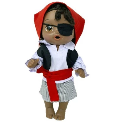 Doll Clothes Superstore Pirate Halloween Costume Fits 12 Inch Baby Alive And Little Baby Dolls 3 Doll Clothes Superstore Pirate Halloween Costume Fits 12 Inch Baby Alive And Little Baby Dolls