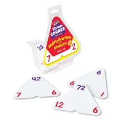 TREND Multiplication And Division Three-Corner Flash Cards -Learning Toys Sales GUEST 58da32bd 2bcb 43f7 9eb1 b74b248cdea3