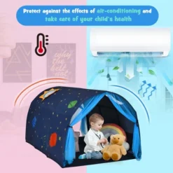 Costway Kids Bed Tent Play Tent Portable Playhouse Twin Sleeping W/Carry Bag Pink/Purple/Blue -Learning Toys Sales GUEST 594eb28a 1505 4bc6 97f4 0a32113e6181