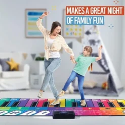 Colorful Keyboard Playmat 71" - 24 Keys Piano Play Mat With Record, Playback, Demo, Play And Adjustable Vol - Play22Usa -Learning Toys Sales GUEST 596bac88 8cb9 41a2 888e d8100edc456a