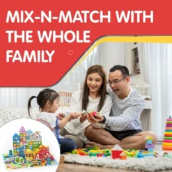 Leo & Friends Wooden City Building Block Toy 100-Piece Set -Learning Toys Sales GUEST 5a919fb8 f472 4e29 bc53 a319562a1a96