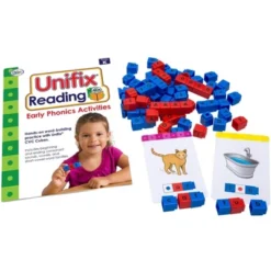 Didax Unifix Reading Early Phonics Activity Kit, Kindergarten